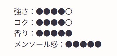アイコステリアのブラックフューシャ メンソール味