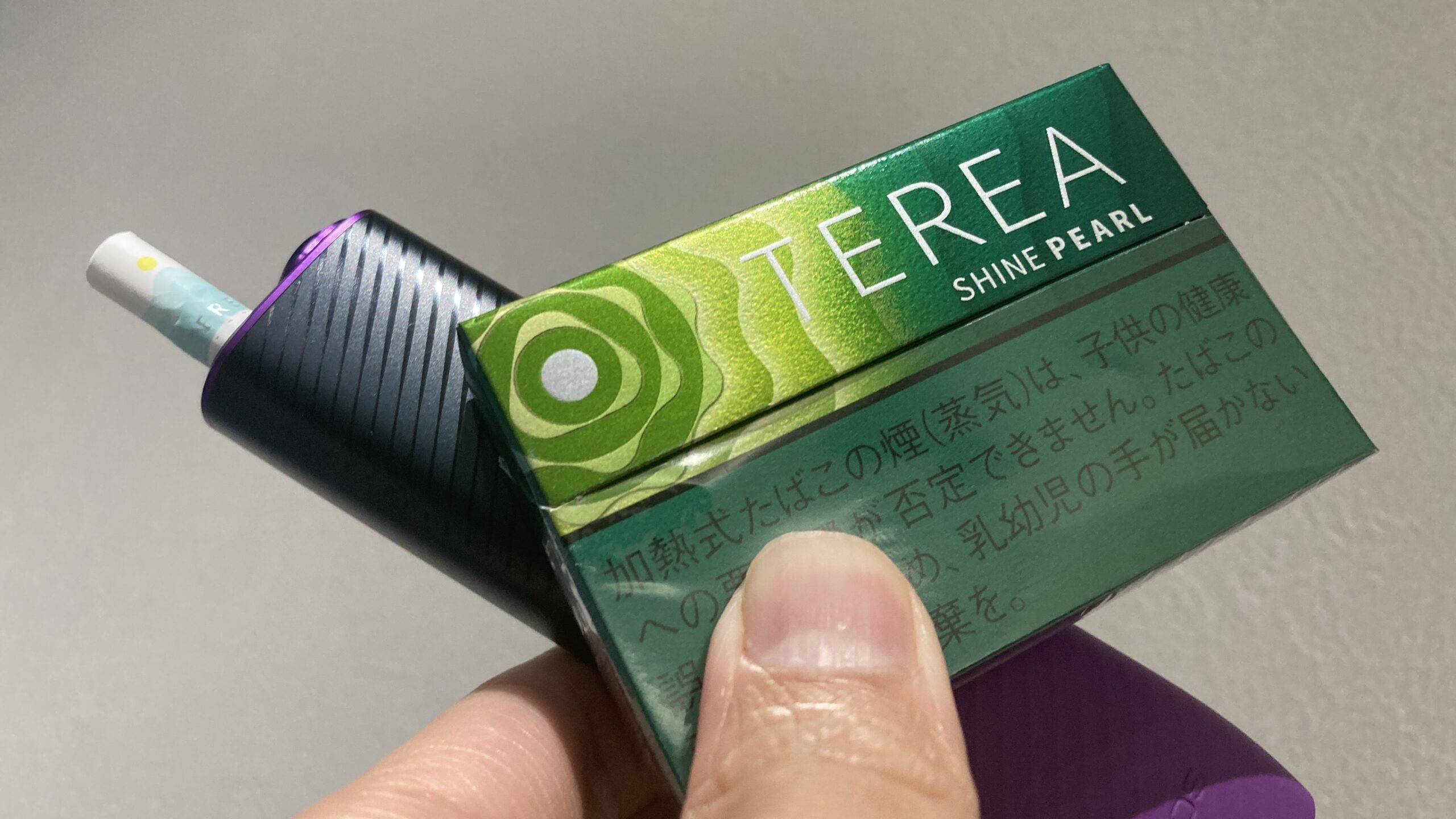 IQOSテリアのシャインパール味をレビュー
