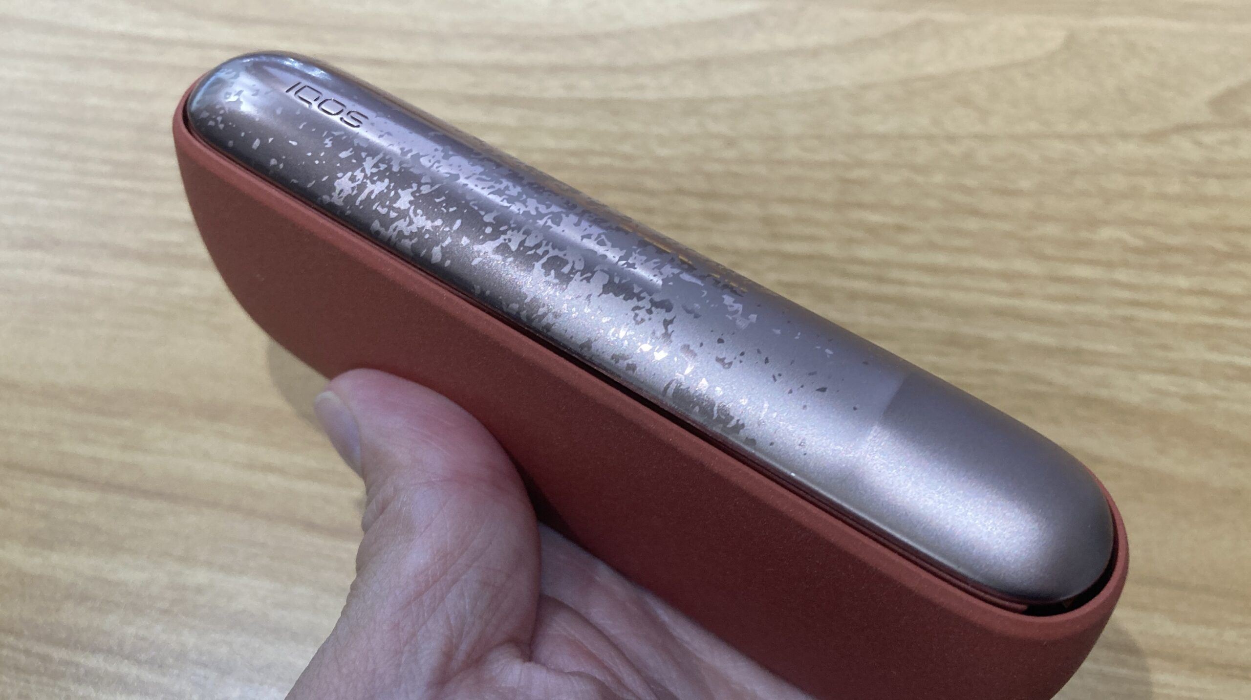 IQOS イルマ i ミネラ ドアカバーのローズクォーツ色