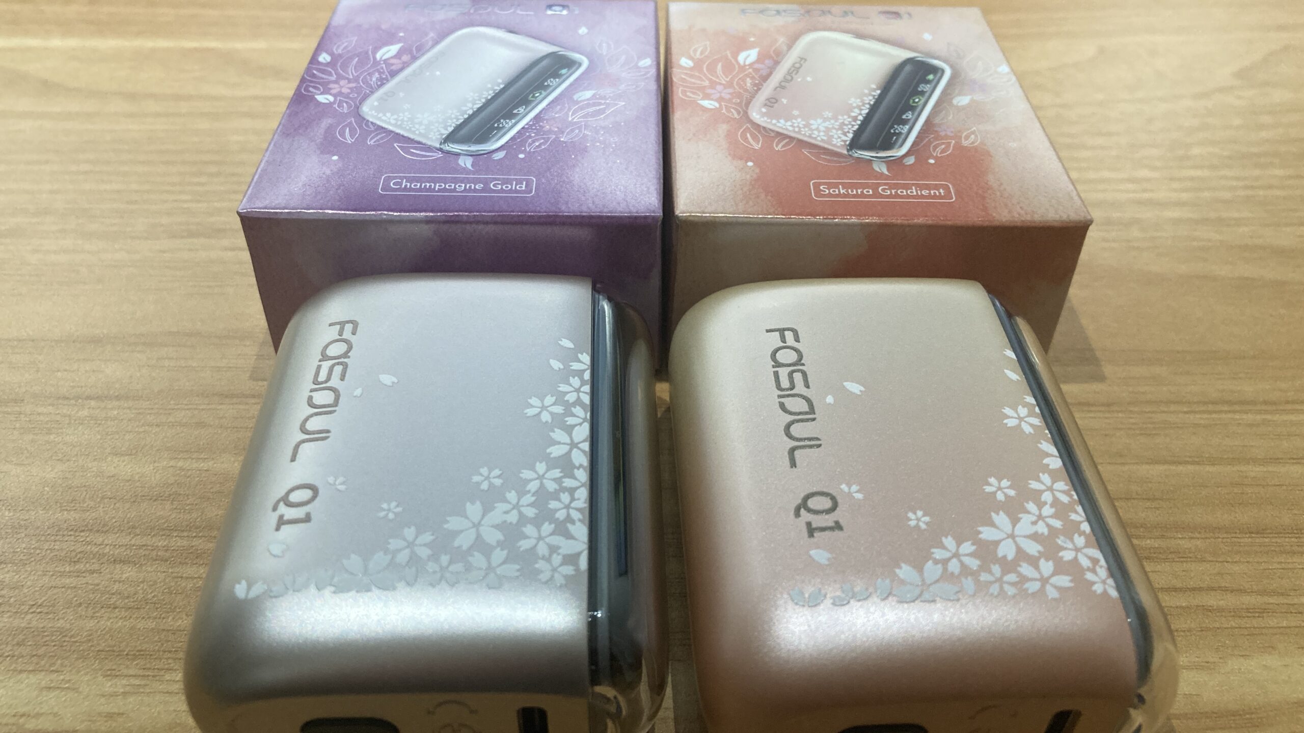 Fasoul Q1の新色【桜エディション】Champagne Gold色をレビュー