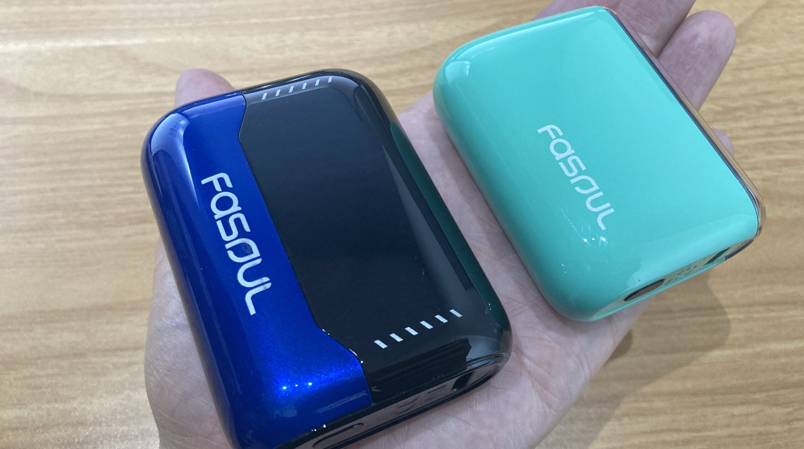 Fasoul StellarとFasoul Q1 PROの大きさの違い