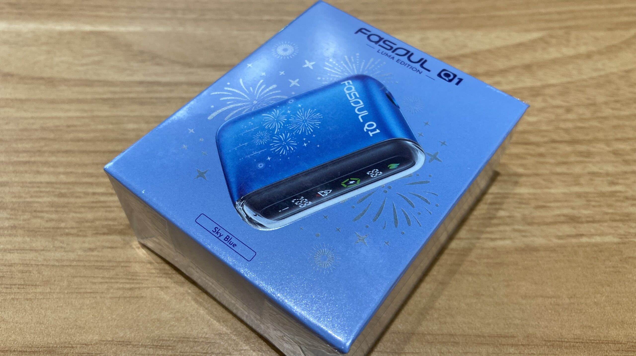 【Fasoul花火デザイン】Q1 Luma Edition【Sky Blue（スカイ・ブルー）】色をレビュー！