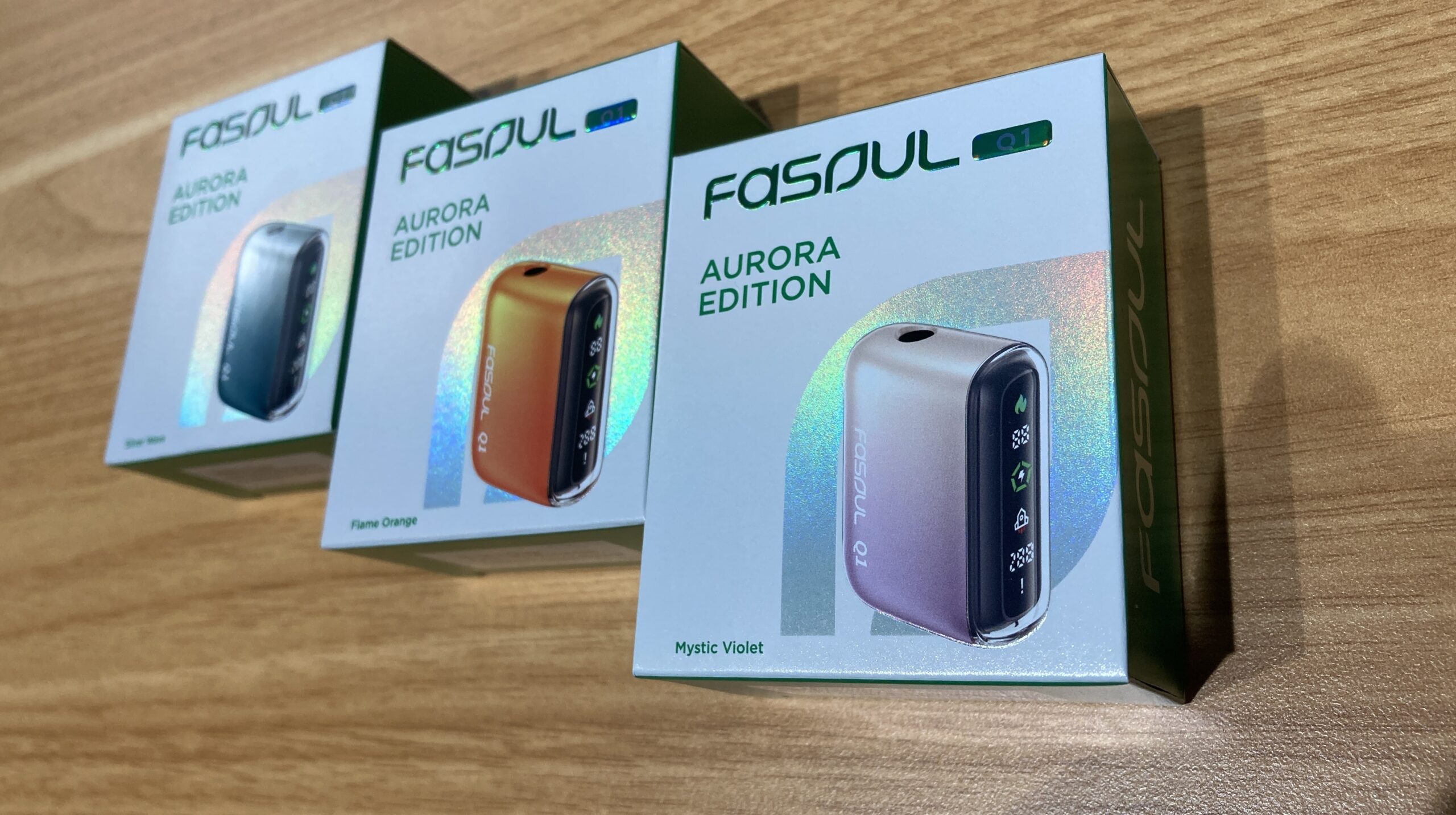 Fasoul Q1新カラー【オーロラエディション】をレビュー!色の特徴