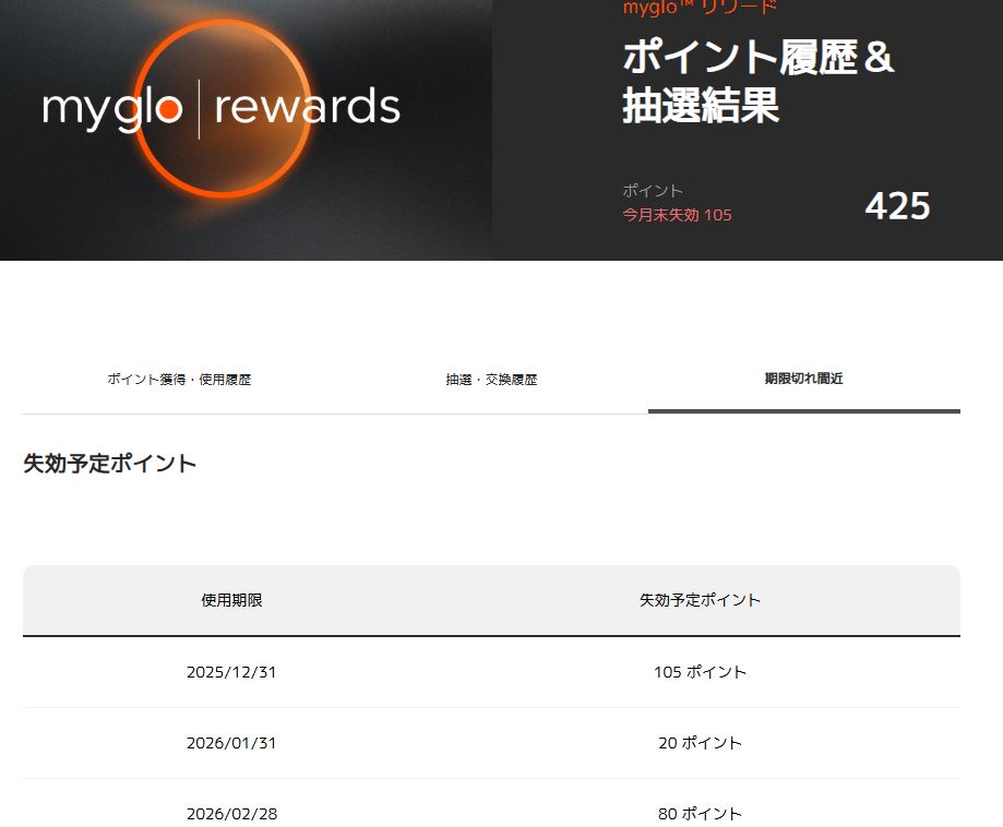 グローポイントの使い道がない時の注意点