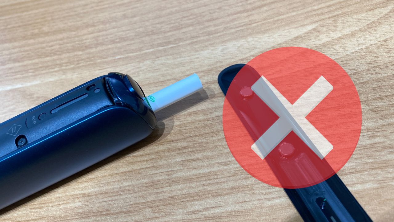 プルームオーラのフロントパネルをなくした