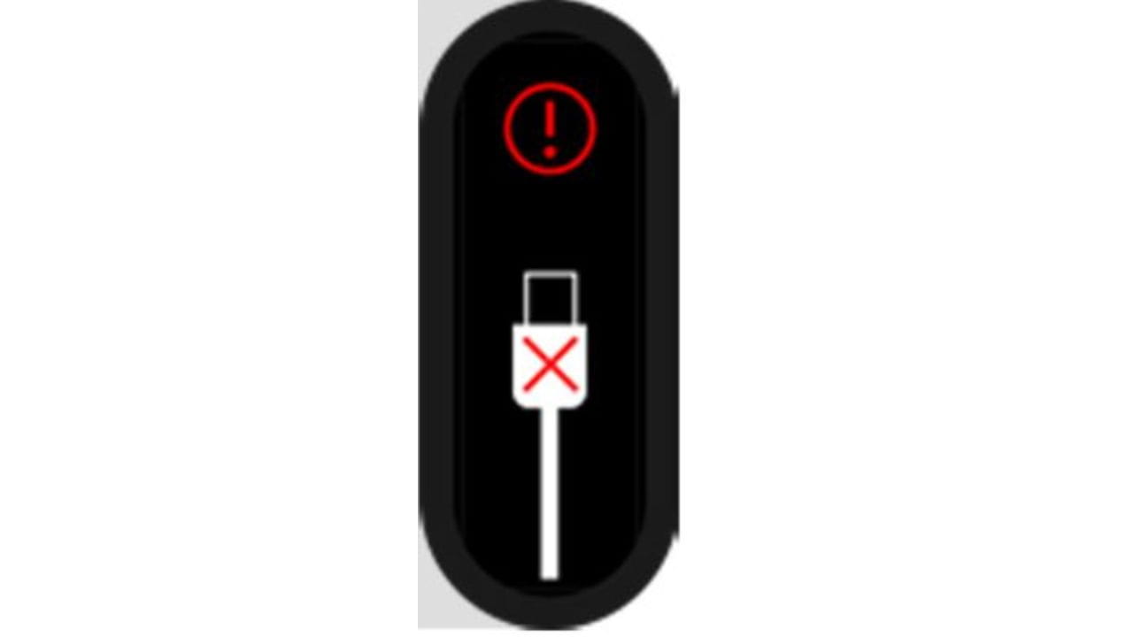 グローヒーロのビックリマーク下<充電ケーブル&バツ>の意味と対処法