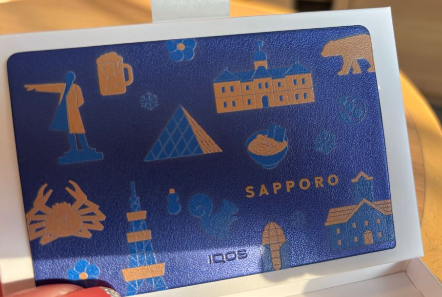 IQOSストア札幌の限定デザイン