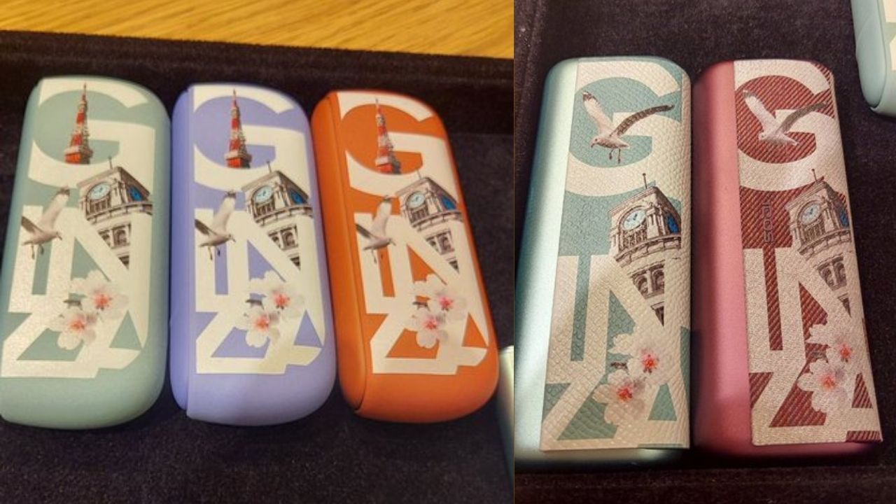 IQOSストアご当地プリント！銀座デザイン