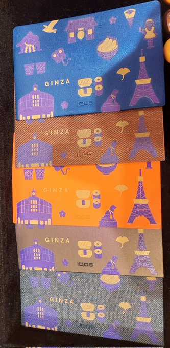 IQOSストアご当地プリント！銀座デザイン