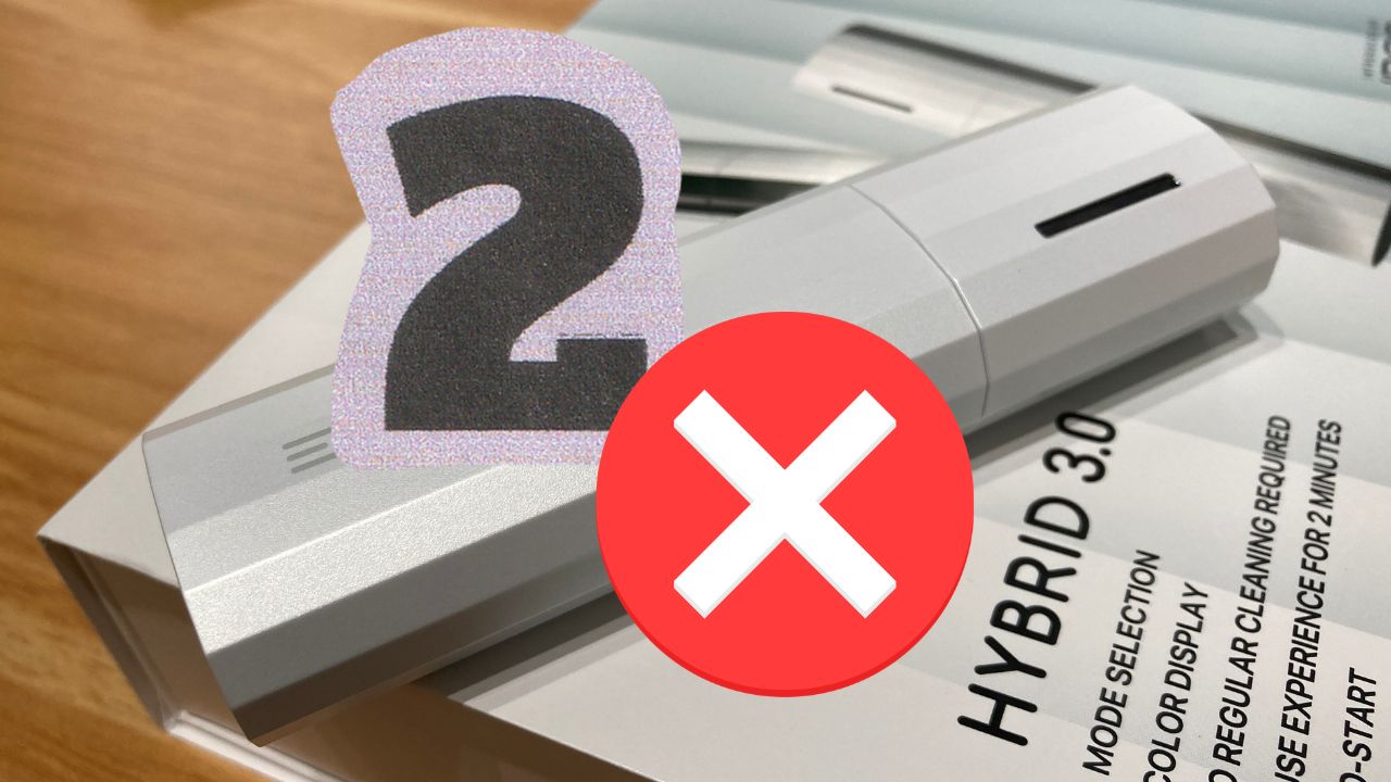 リルハイブリッド3.0は2度吸いできない