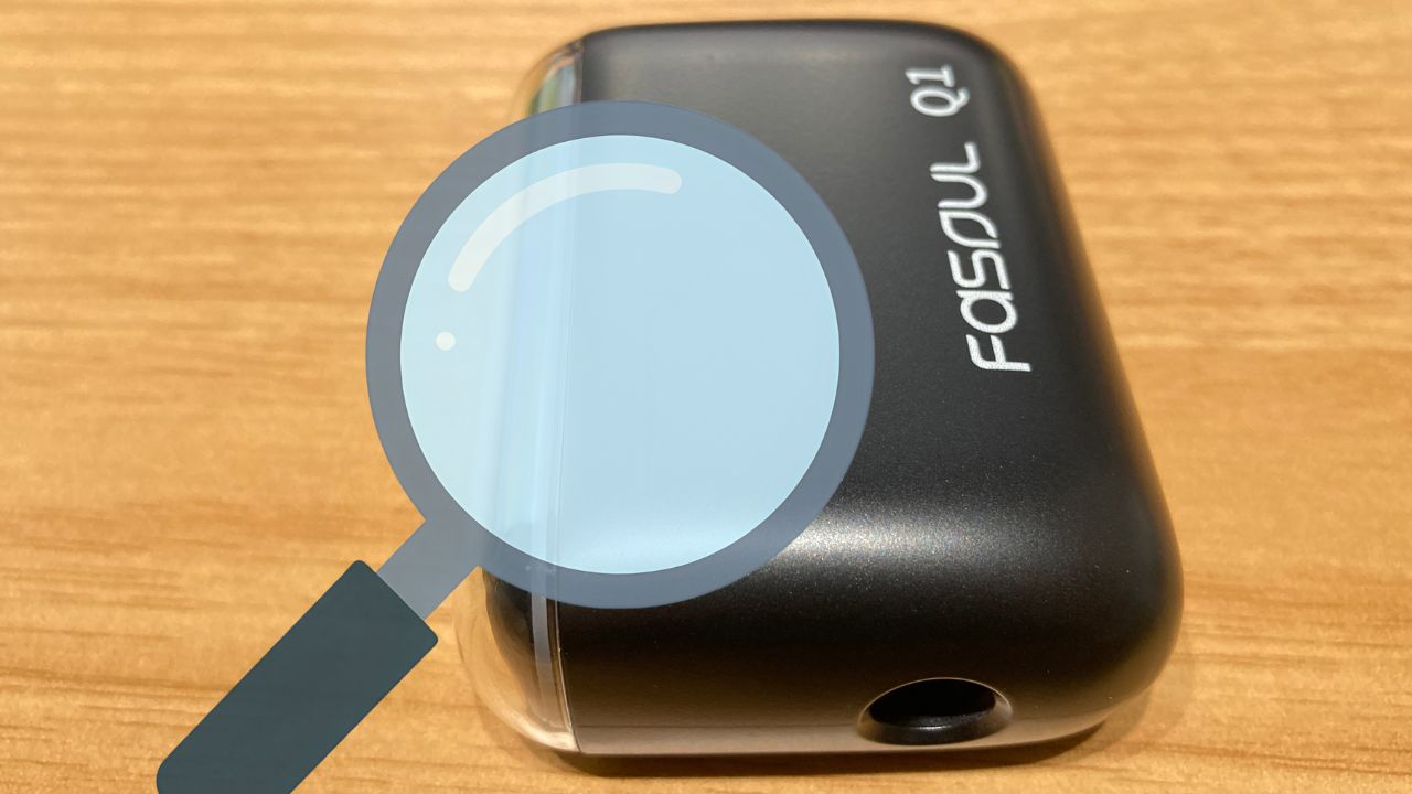アイコス二度吸い互換機【Fasoul Q1】スペック一覧