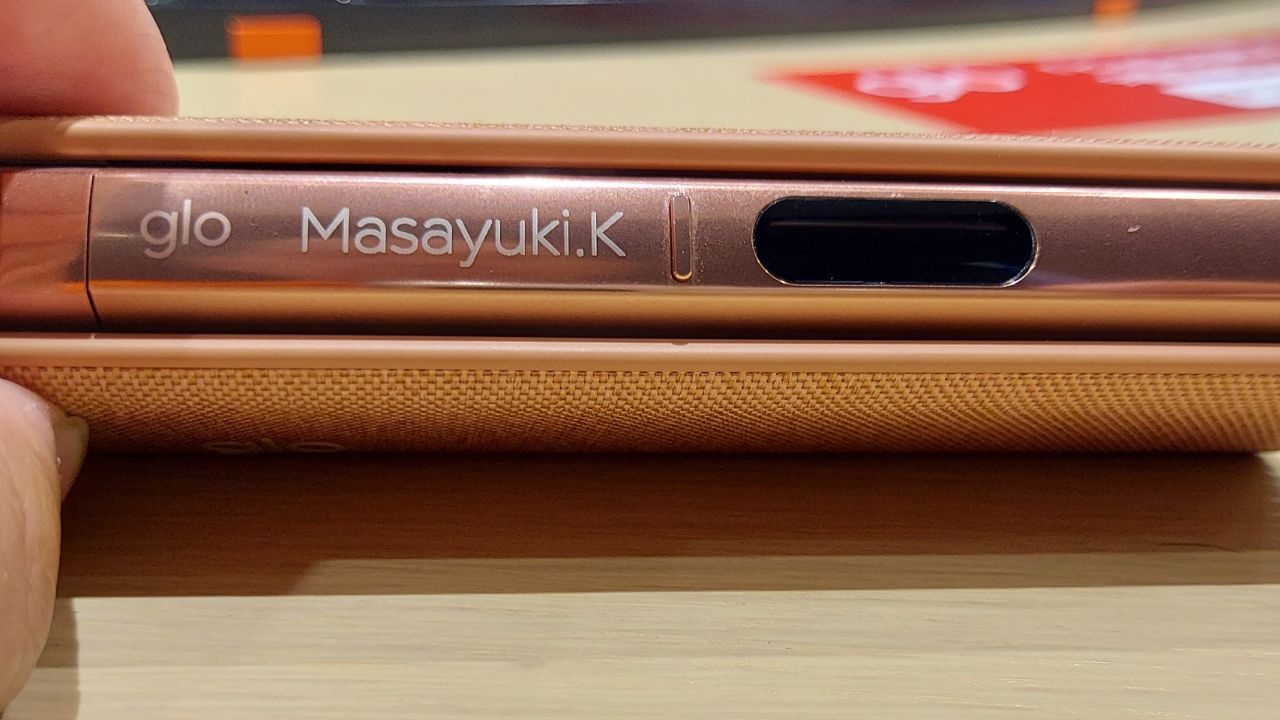 グロー持ち込みで名入れしたグローヒーロプラス