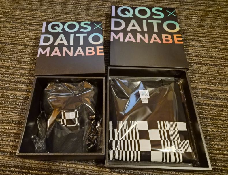 IQOS x Daito Manabe「REMIX YOUR STYLE」オリジナルグッズ実物写真