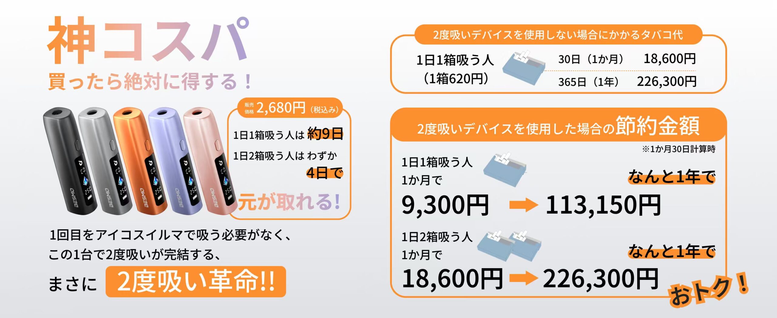 Besmo E1をおすすめする人