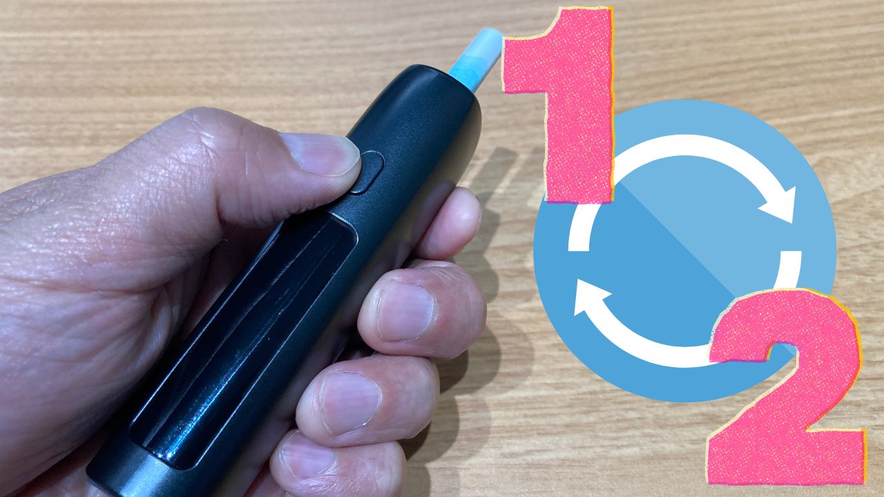 Besmo E1はモード切り替え不要で2度吸い可能