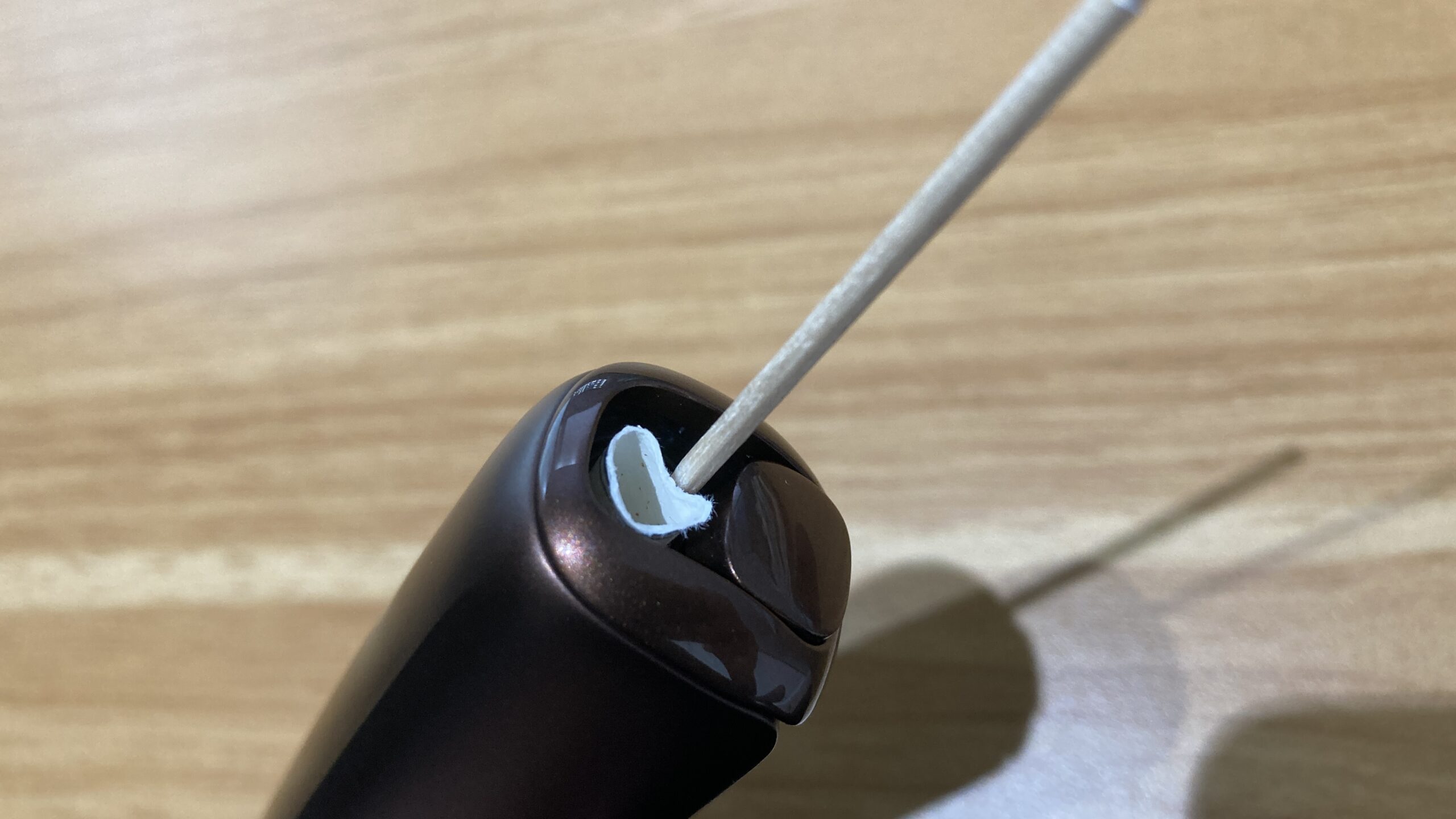 プルームオーラが詰まった時の取り方
