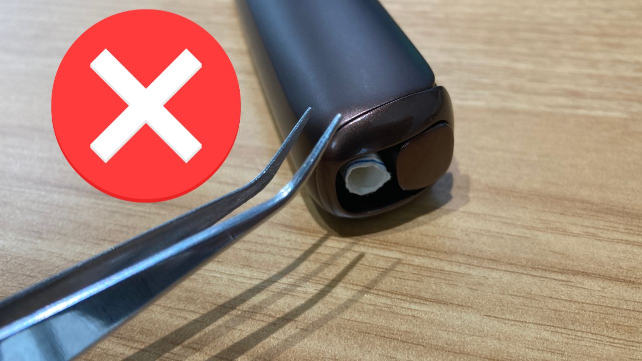 プルームオーラが詰まった時の取り方