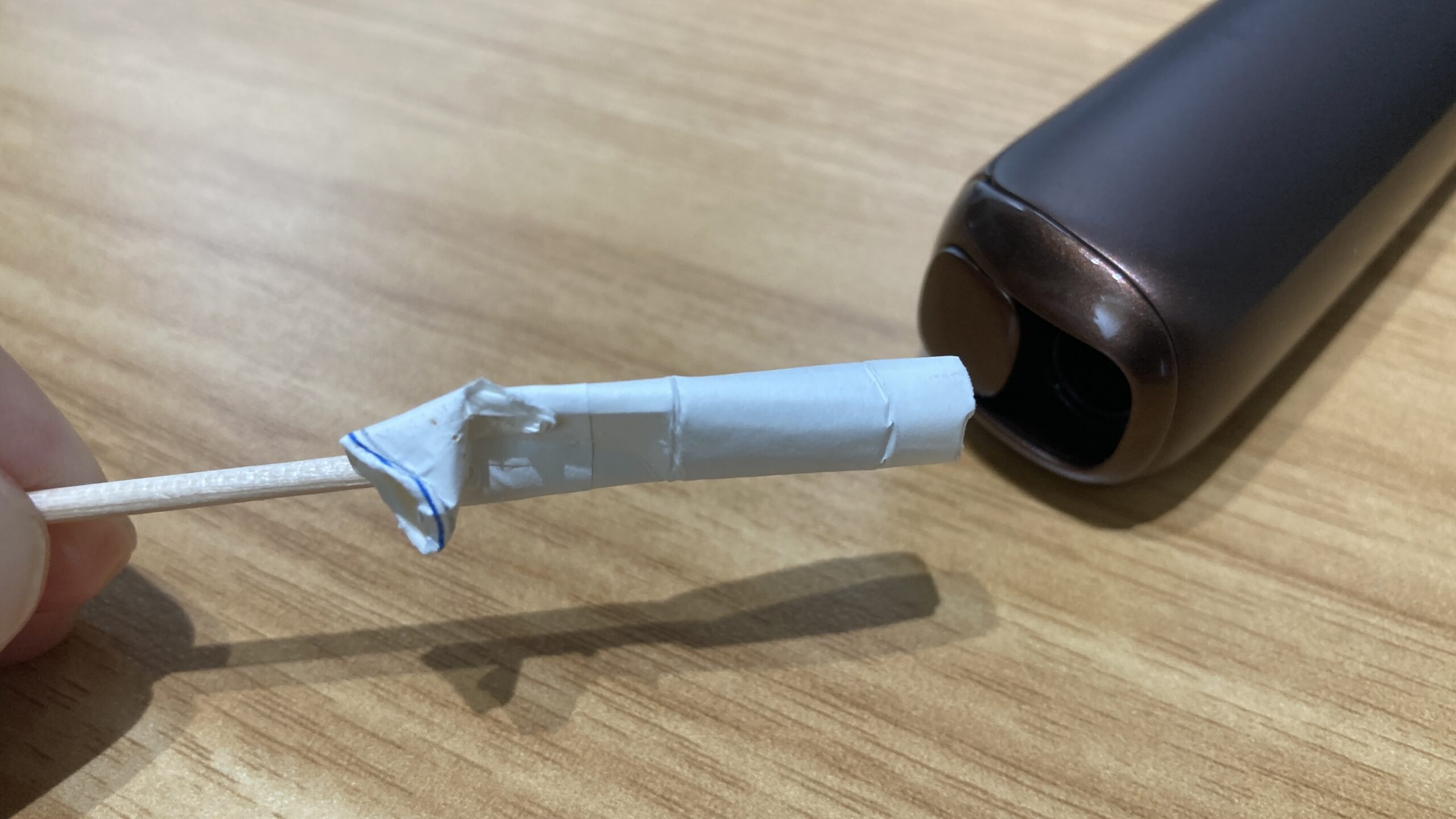 プルームオーラが詰まった時の取り方