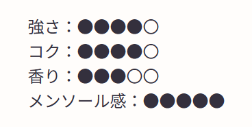 テリア ブラック ミント パールをレビュー！どんな味？